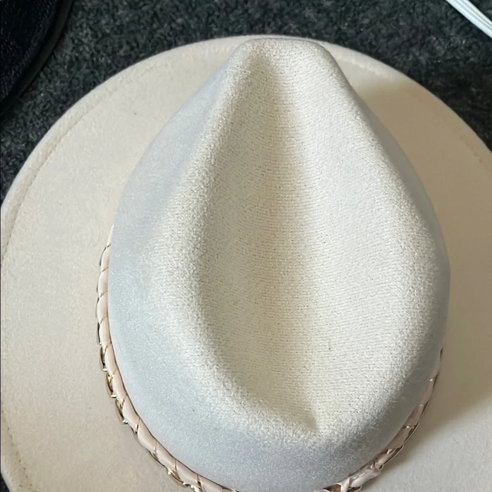 New Classic Stylish Women's Hat Collection - Black, Pink, Cream Hand painted . - Picture 10 of 12
